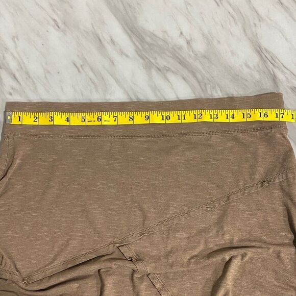 Horny Toad Toad&Co‎ Brown Oblique Skirt Size Large Organic Cotton TENCEL Blend - Picture 8 of 11